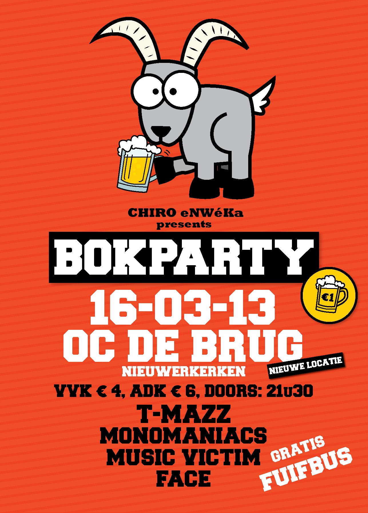 BOKPARTY affiche op 16/03/2013